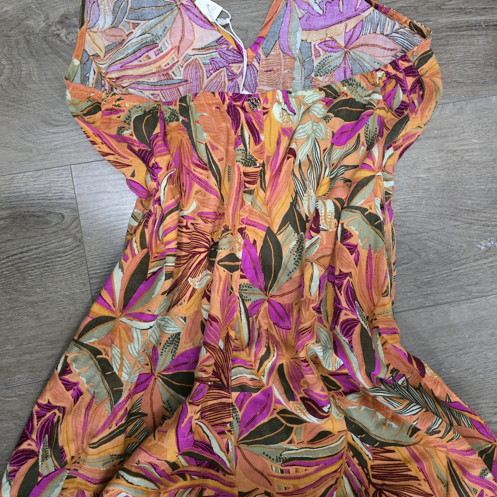 C&C California Orange, Pink & Green Tropical Maxi Dress - Picture 6 of 9